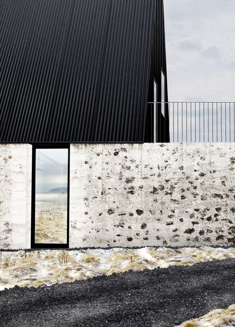 Adaptive Housing and Stone Architecture Define a Visitor Space in Northern Iceland