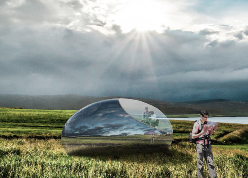 Sustainable Zinc-Clad Capsules Incorporating Cross-Laminated Timber for Eco-Friendly Tourism