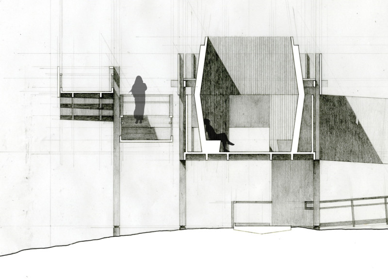 Converging Horizons in Cross-Laminated Timber and Charred Shingles for Enhanced Observation