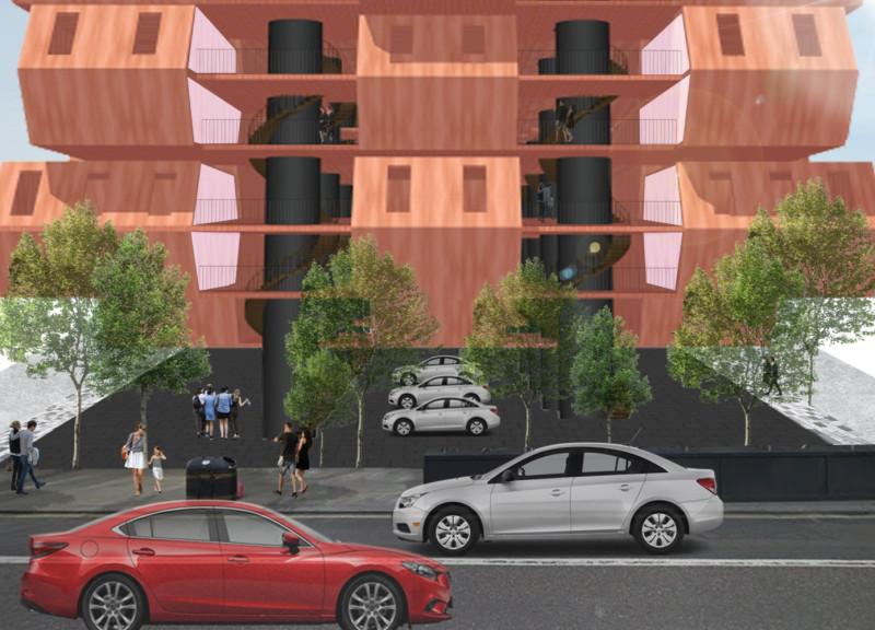 Timber Cells with Polycarbonate Roofs Enhancing Urban Living