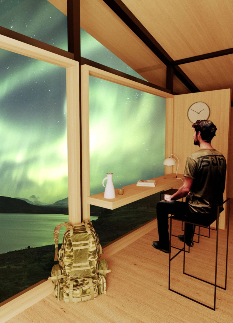 Elevated Community Retreat with Wood Cover and Aluminum Structures