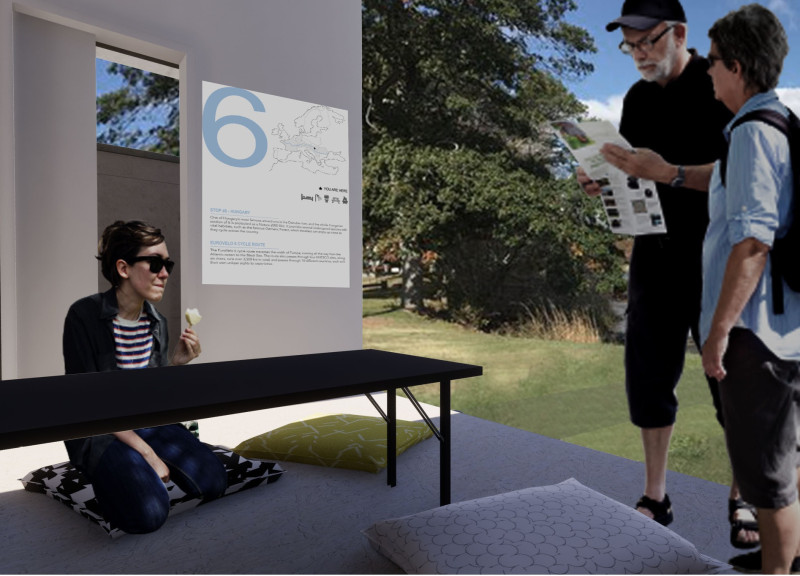 Timber Retreat with Sustainable Cross Ventilation Among Cycling Trails