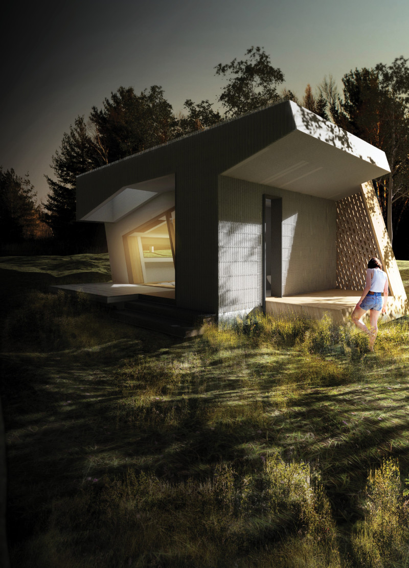 Screw-Piled Retreat with Structural Insulated Panels for Mindful Living