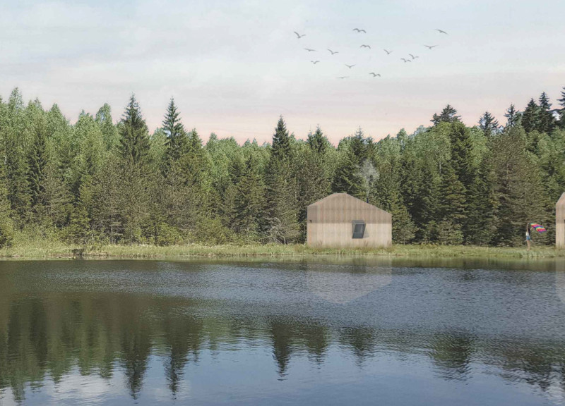 Meditative Retreat with Photovoltaic Features and Composting Toilets