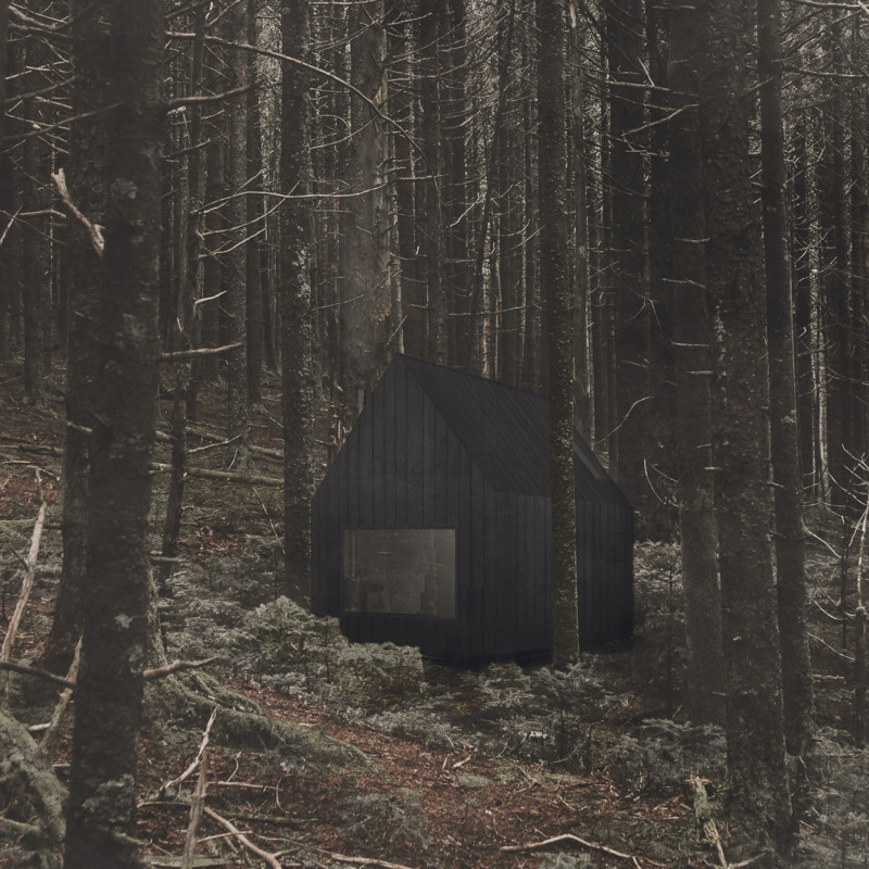 Plant-Based Foil and Cozy Spaces in a Sustainable Forest Retreat