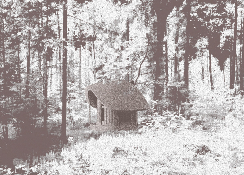Thatched Roof Retreat Utilizing Timber Frame and Stone Base for Harmonious Living