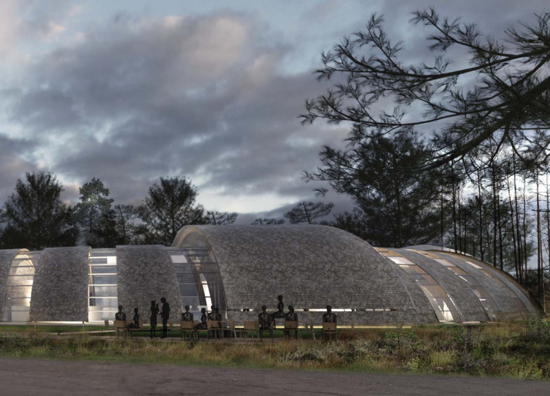 Elevated Timber Structure Embracing Natural Landscapes