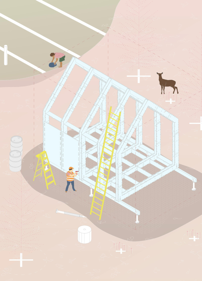 Siberian Larch Lodge Featuring Tripled Glazed Glass for Efficient Rural Retreat