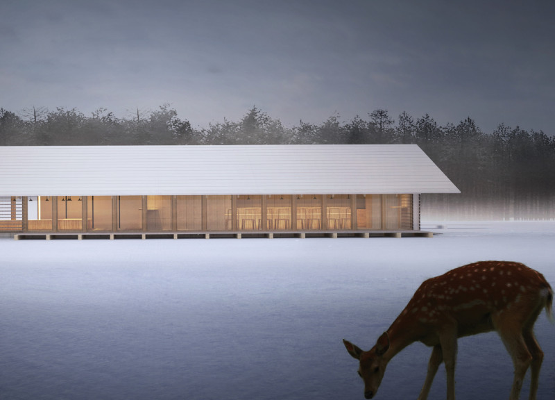 Charred Wooden Shingles and Cross-Laminated Timber Shape a Sustainable Visitor Center Amidst Nature