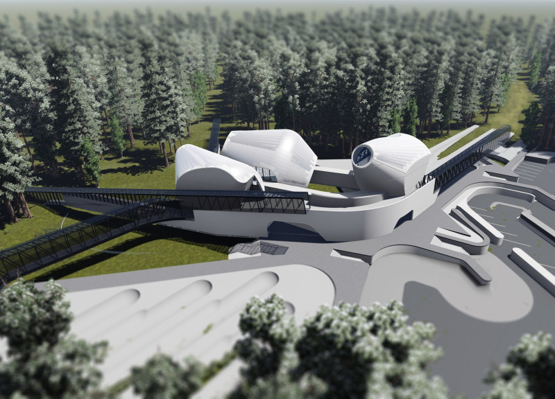 Elevated Visitor Experience Through Adaptive Circulation Tunnels in Natural Setting