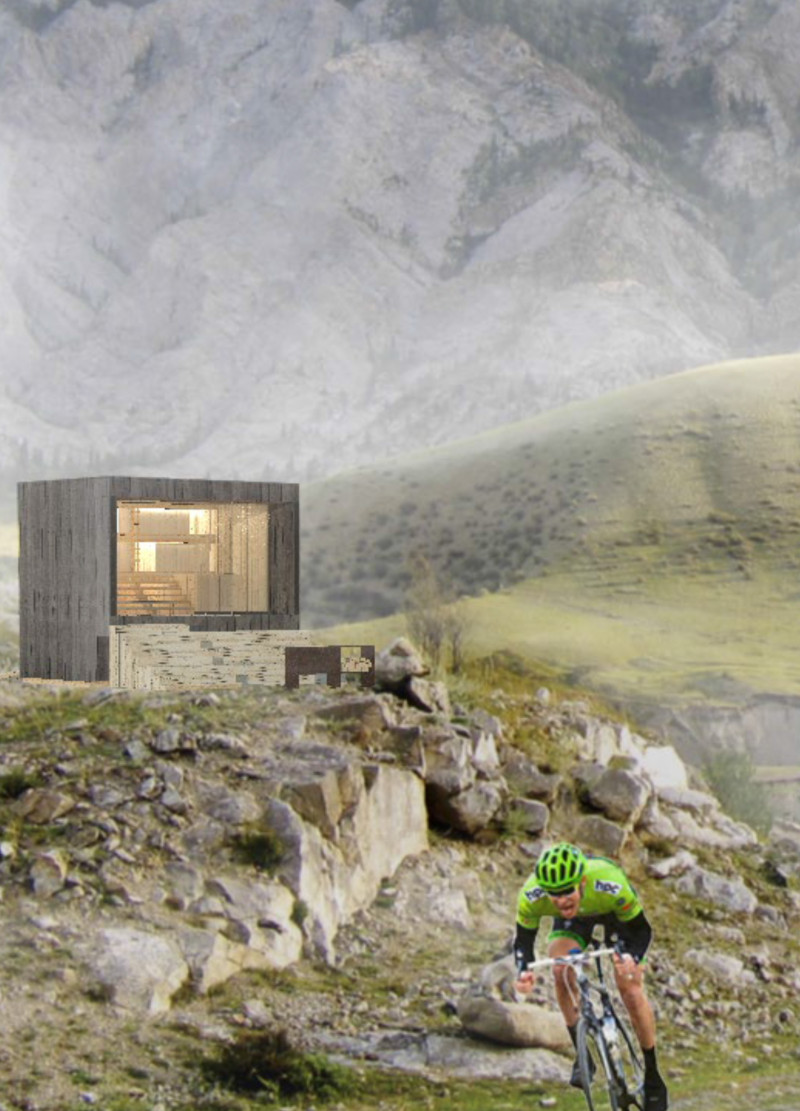 Elevated Timber Retreat Designed for Scenic Observation