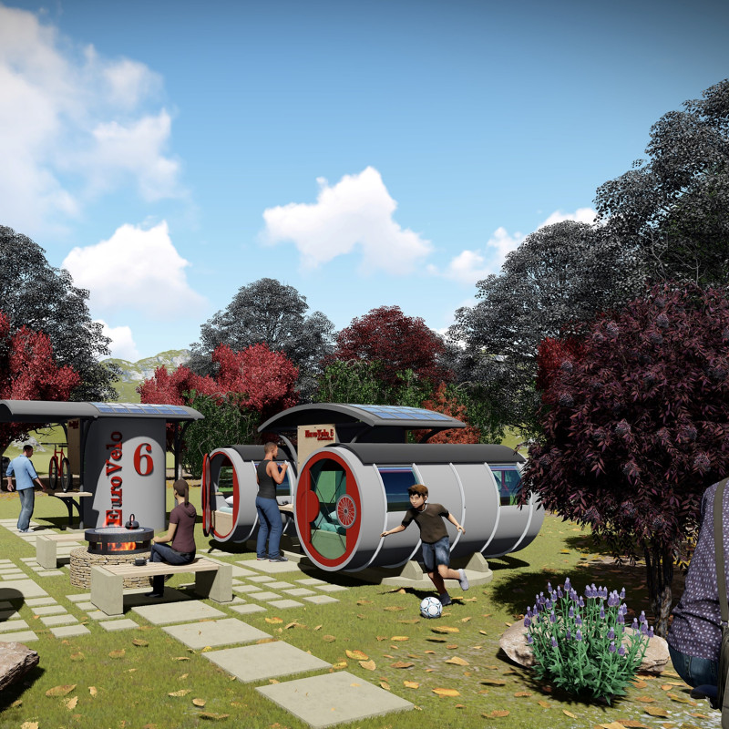 Reclaimed Wood Retreat with Solar-Powered Facilities