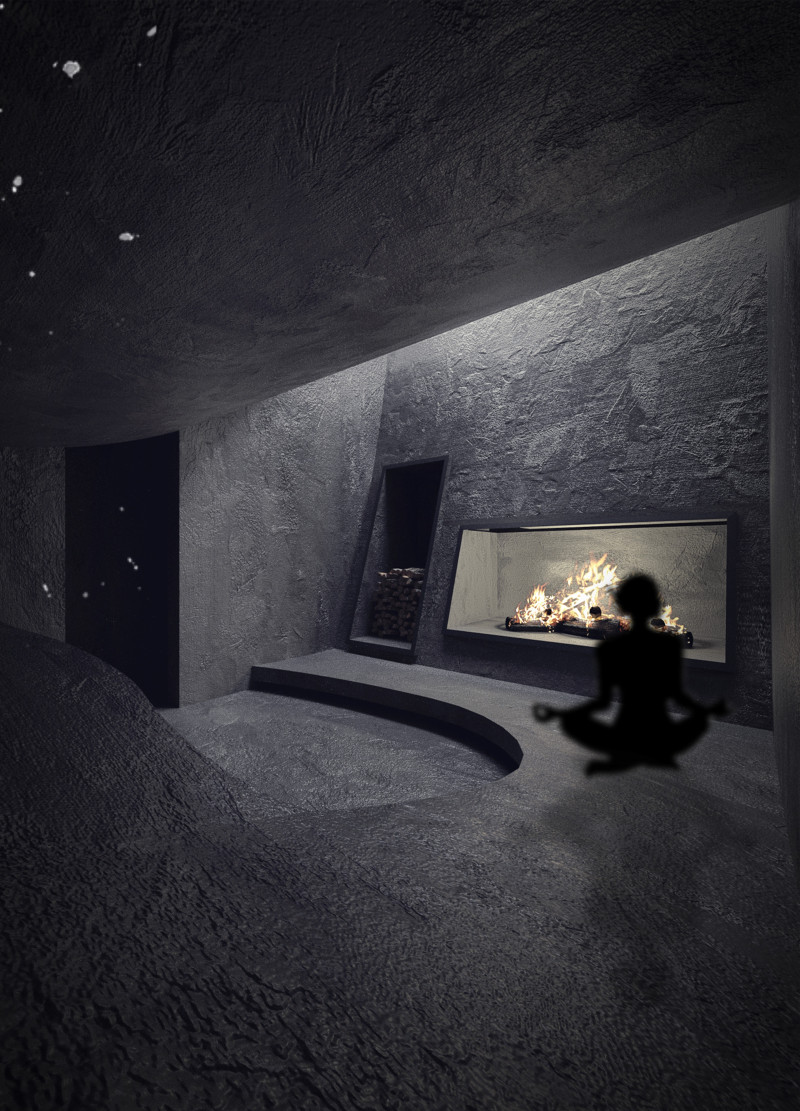 Underground Cabins for Introspection and Connection to Nature