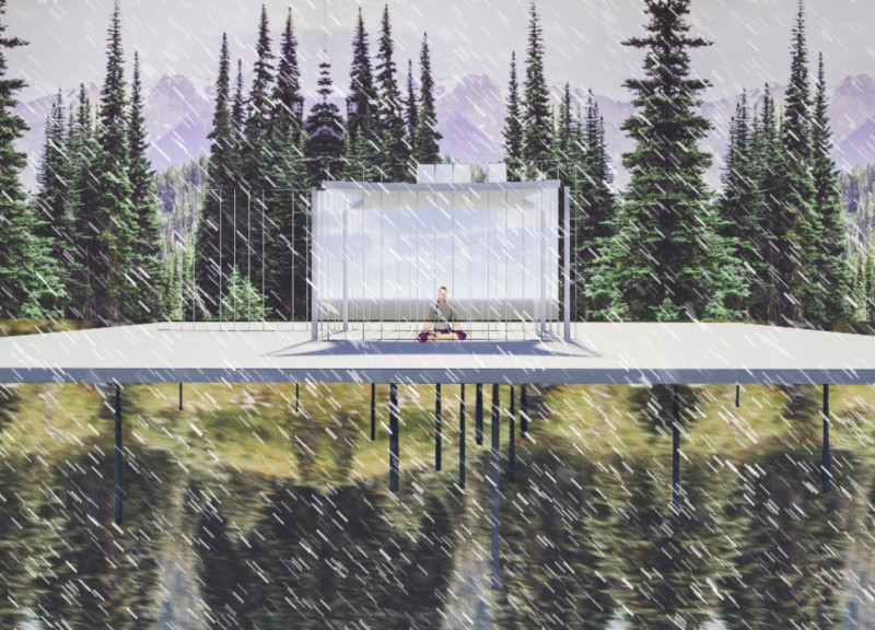 Concave Soundscapes Crafted with Insulated Timber Panels in a Forest Retreat