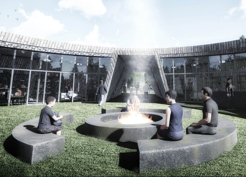 Timber Framing Within a Grassland Hearth Emphasizing Community Interaction