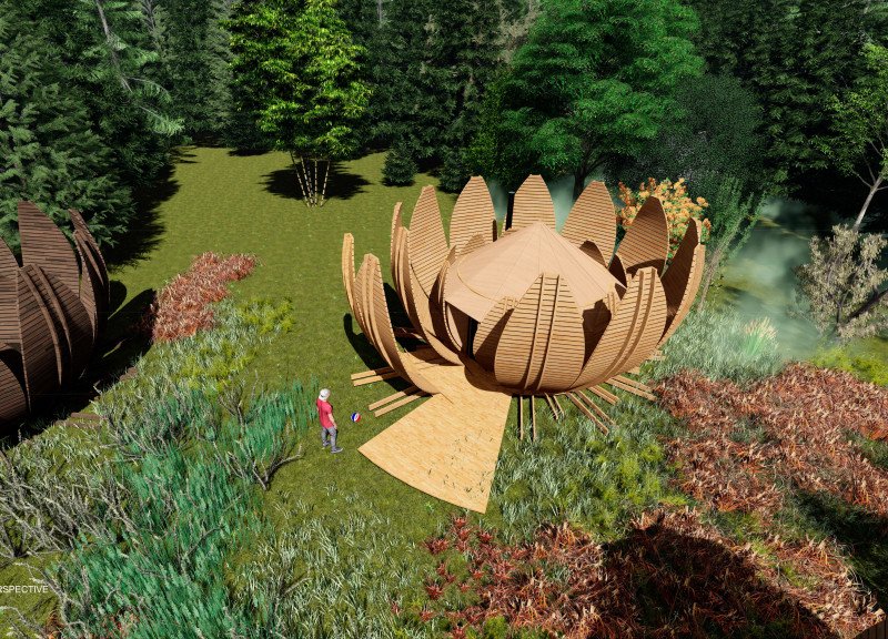 Tatami-Floored Retreat Surrounded by Nature for Mindful Meditation