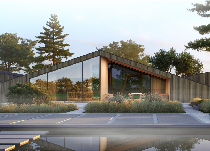 A Tranquil Housing Complex for Poets and Artists