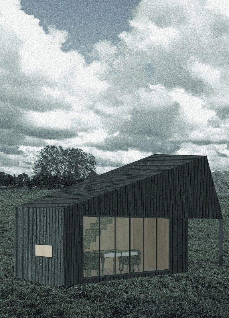 Wooden Retreat Emphasizing Natural Light for Creative Solitude