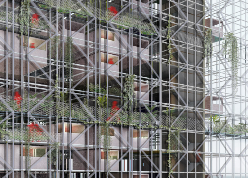 A Modular Housing Concept with Flexible Private Units