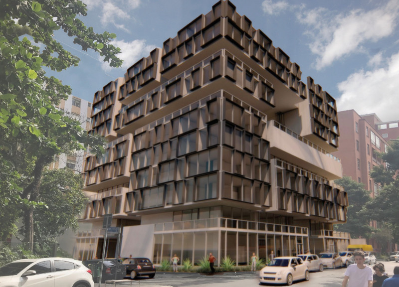 Charred Wooden Shingles and Cross-Laminated Timber Create Harmonious Living Spaces in Urban Context
