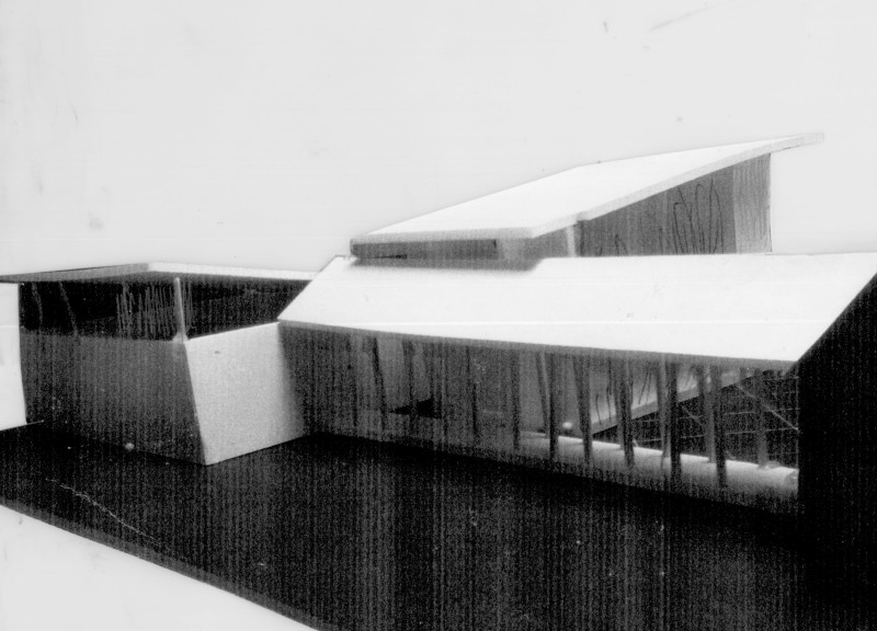 Geothermal Gathering Spaces with Glazed Pergolas in a Forest Setting