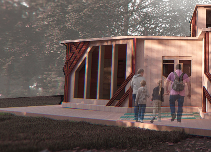 Tea-Making Master Class Center in Timber and Green Setting