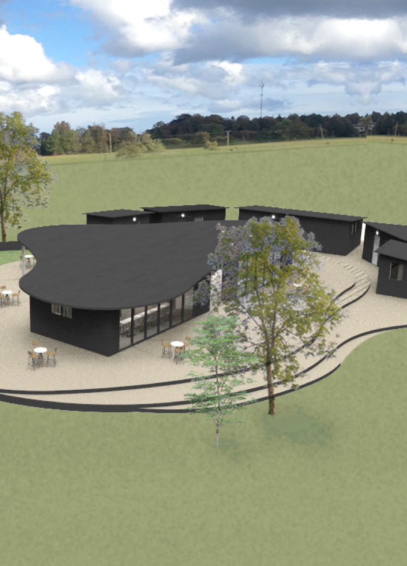 Burned Cladding and Recycled Timber Create Harmonious Huts in a Natural Landscape