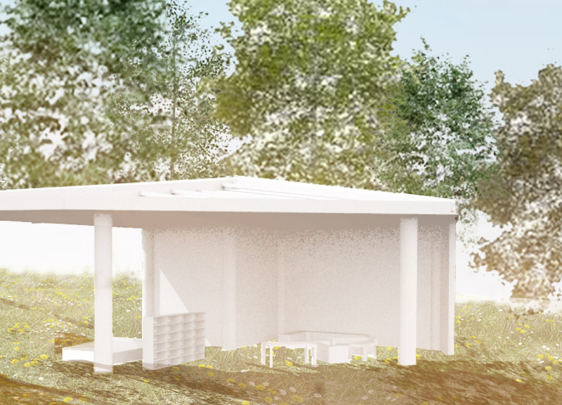 Spiral Steel Huts with Thatched Roofs Offering Community Retreat in the Latvian Countryside