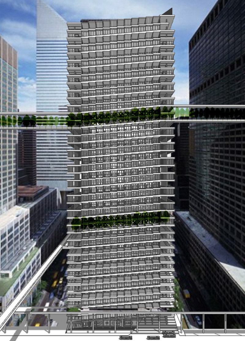 Integrating Urban Stairs with Intertwined Housing Plots in a Community Hub