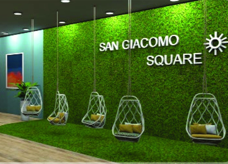 Central Courtyard Anchored by a Repurposed Church for Millennial Living