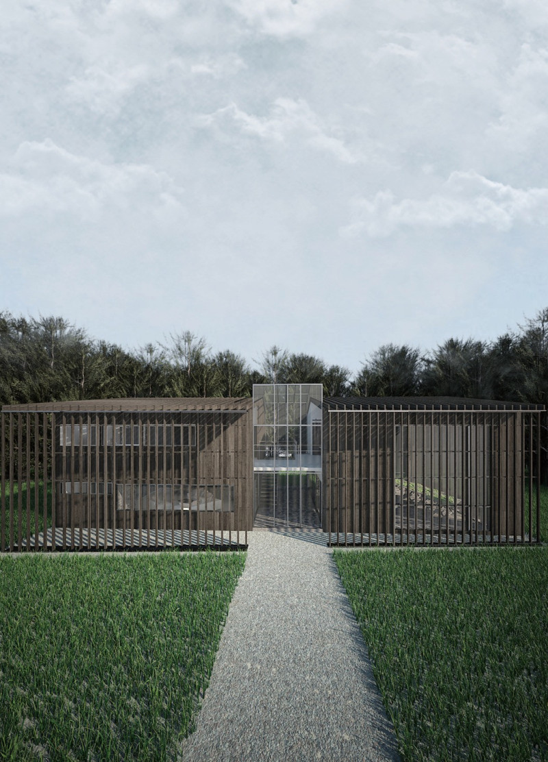 Coniferous Canopy of Natural Light in a Flexible Community Space