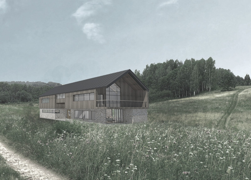 Terrace Retreat Emphasizing Connectivity with Nature Through Private Spaces