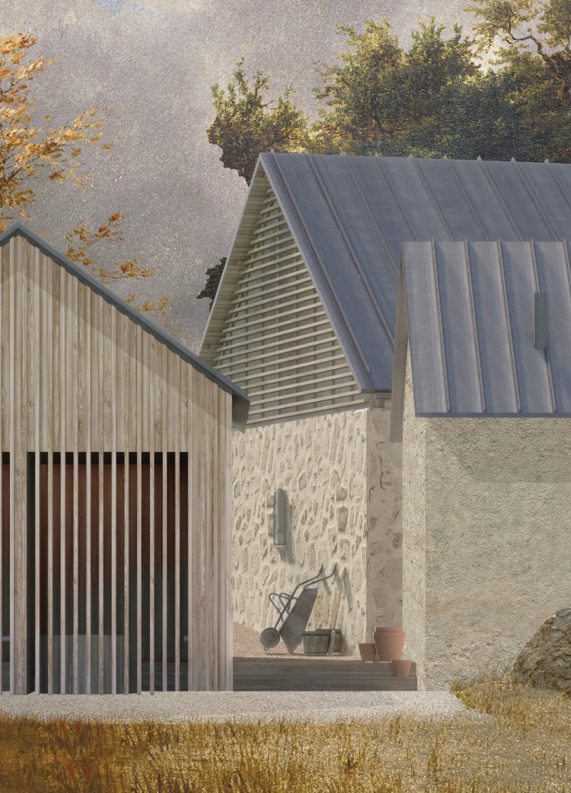 Rubble Stone and Timber Structures Enhancing Community Connections