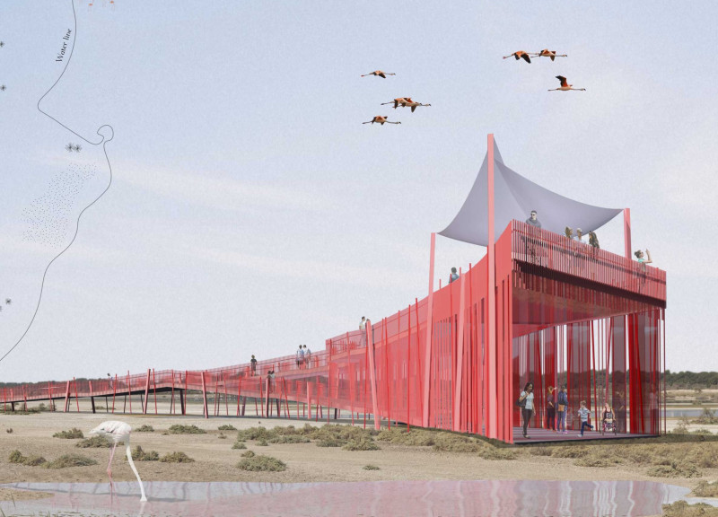 Pink Poles and Mirrored Surfaces Creating Immersive Observation Experiences