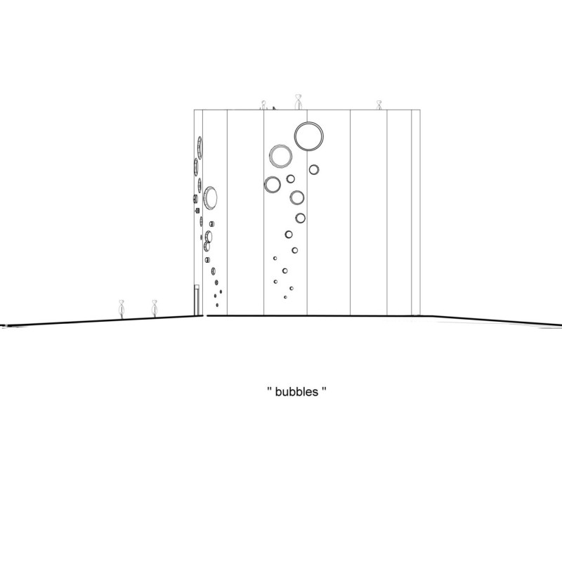 Coastal Observation Deck with Steel Structure and Embankment Integration