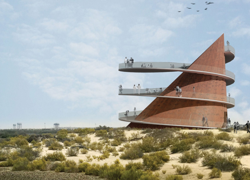 Hand-Sewn Planks Enhance Wildlife Observation in Abu Dhabi Wetlands