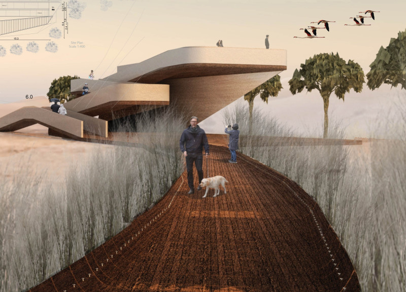 Natural Reeds and Cold Formed Steel Create a Sustainable Wetland Experience