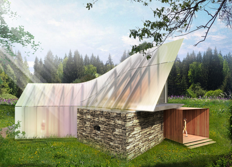 Polycarbonate Panels and Turf Roofs Enhancing Community Interaction in a Latvian Guesthouse