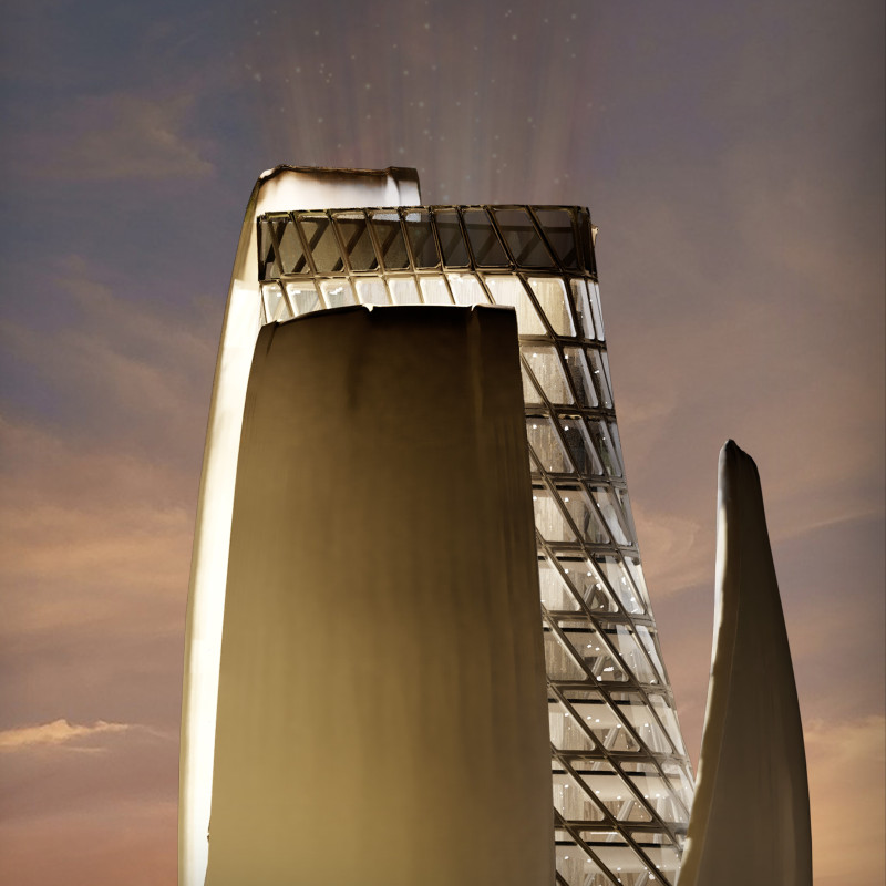 Balconies Integrated with Carbon Filters and Photovoltaic Panels in a Living Urban Structure