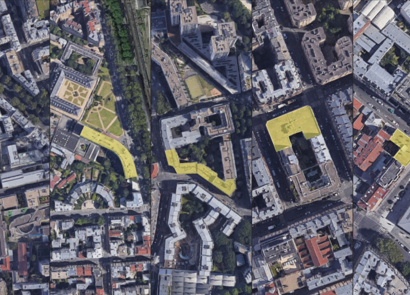 Rooftop Vegetable Gardens and Community Spaces with Steel Framework