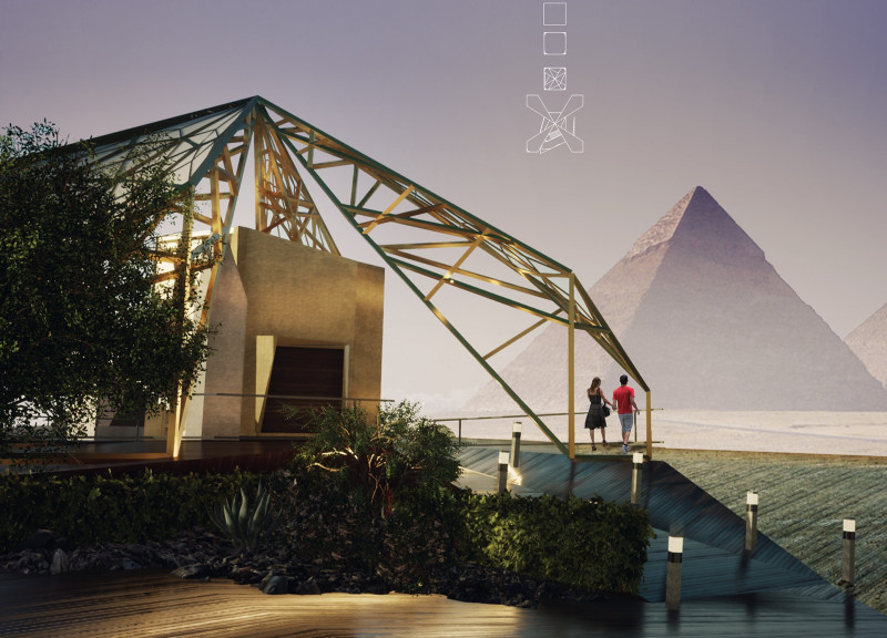 Vertical Louvers and Photovoltaic Solutions Enhancing Sustainable Living Near Ancient Pyramids