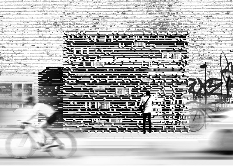 A Space for Reflection Within Busy Pathways