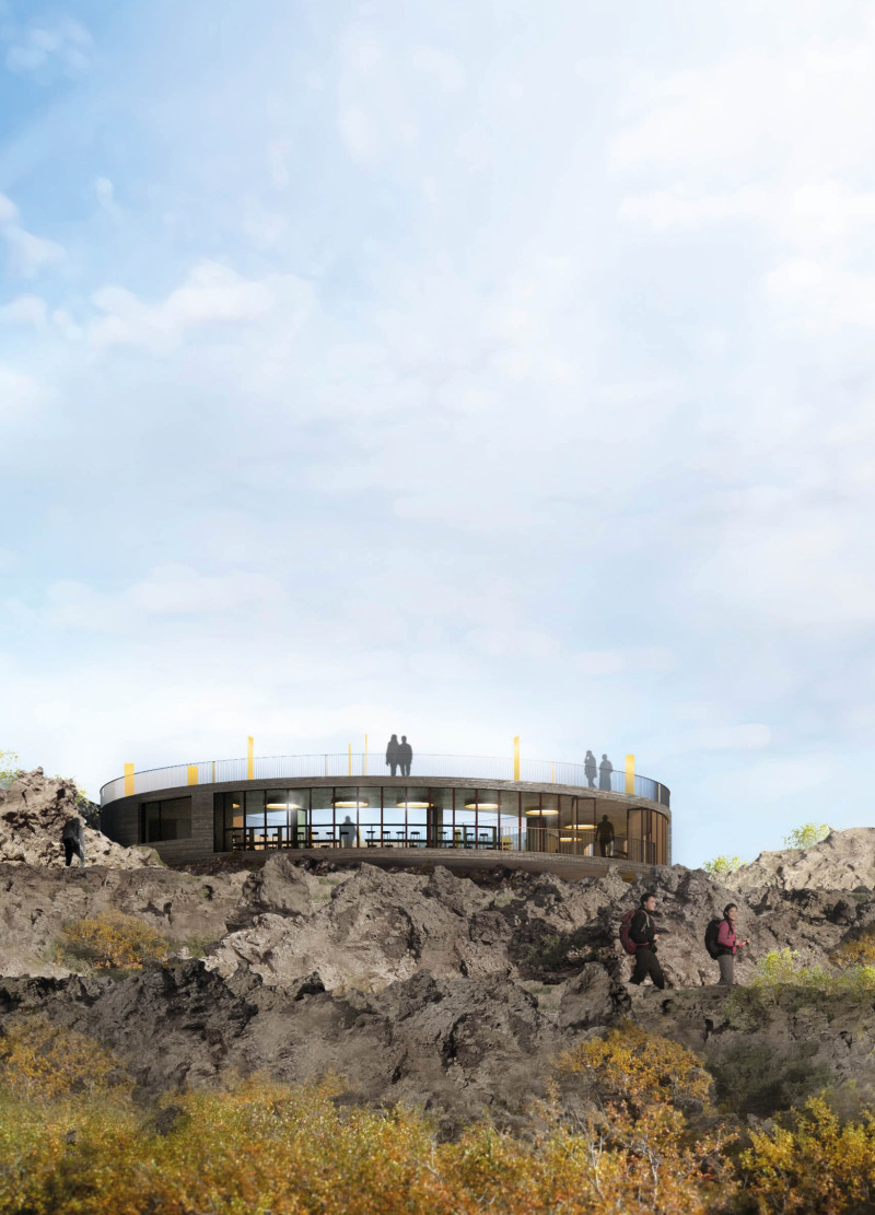 Basalt Curves and Communal Hearths in Volcanic Landscape