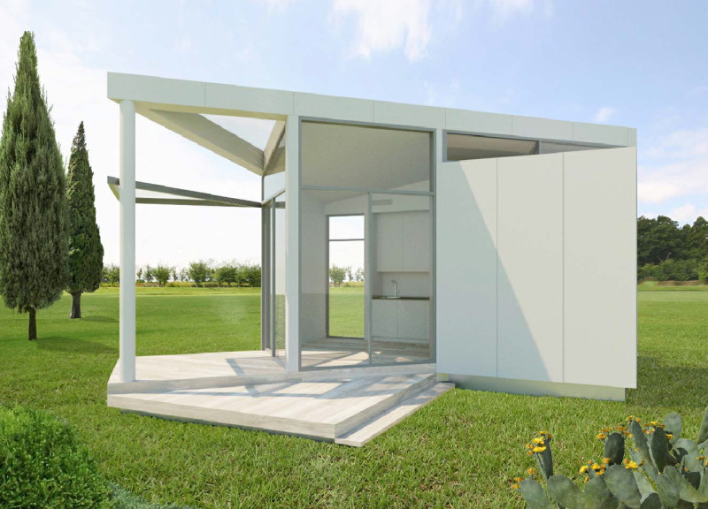 Asymmetrical Design with High-Performance Glass and Sustainable Timber Elements for Flexible Living