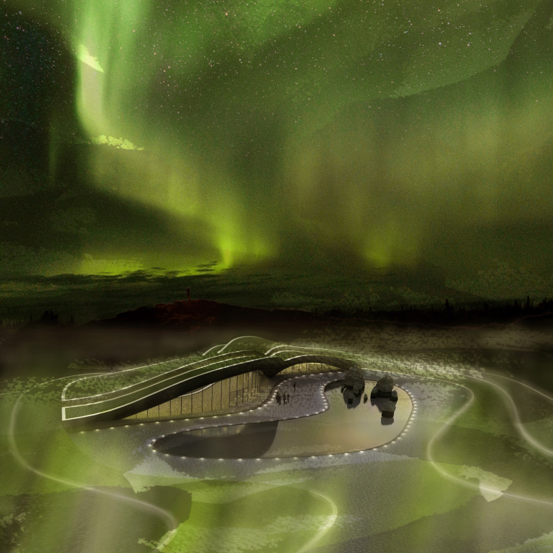 Curvilinear Forms and Semi-Permeable Surfaces in a Nature-Inspired Museum