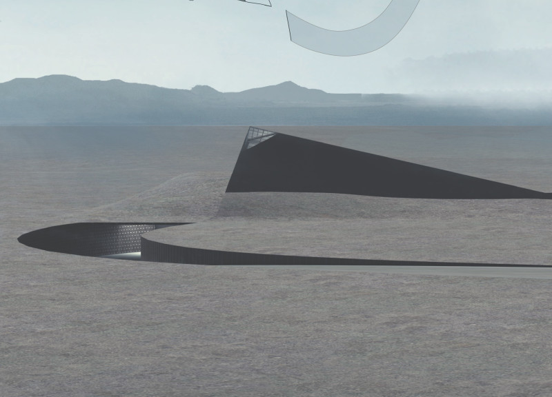 Toughened Glass Roof and Viewing Platform Within a Volcanic Landscape