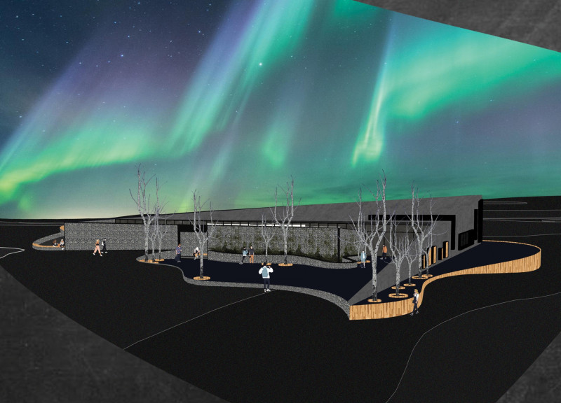 Gabion-Infused Community Space Embracing Local Soil and Rainwater Collection