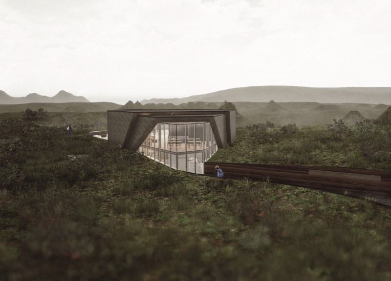 Rainscreen Cladding and Glass Facades Embracing Local Folklore in a Scenic Visitor Center