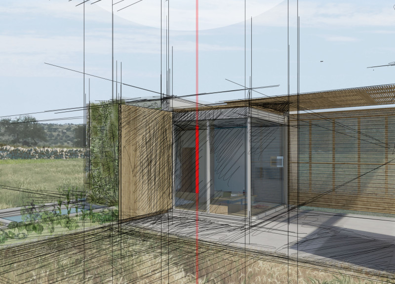 Rainwater-Collecting Home with Rotating Bamboo Walls and Natural Integration