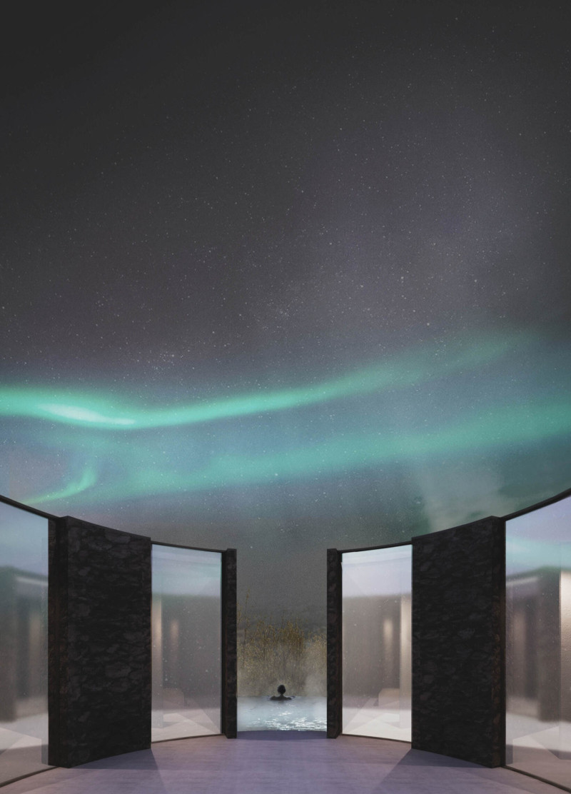 Local Rocks and Glass Blend for a Distinctive Retreat in the Icelandic Landscape